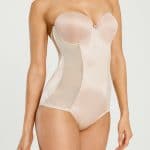 Low Back Firm Control Bodysuit - Nude