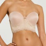 Marquise Strapless Basque - Nude